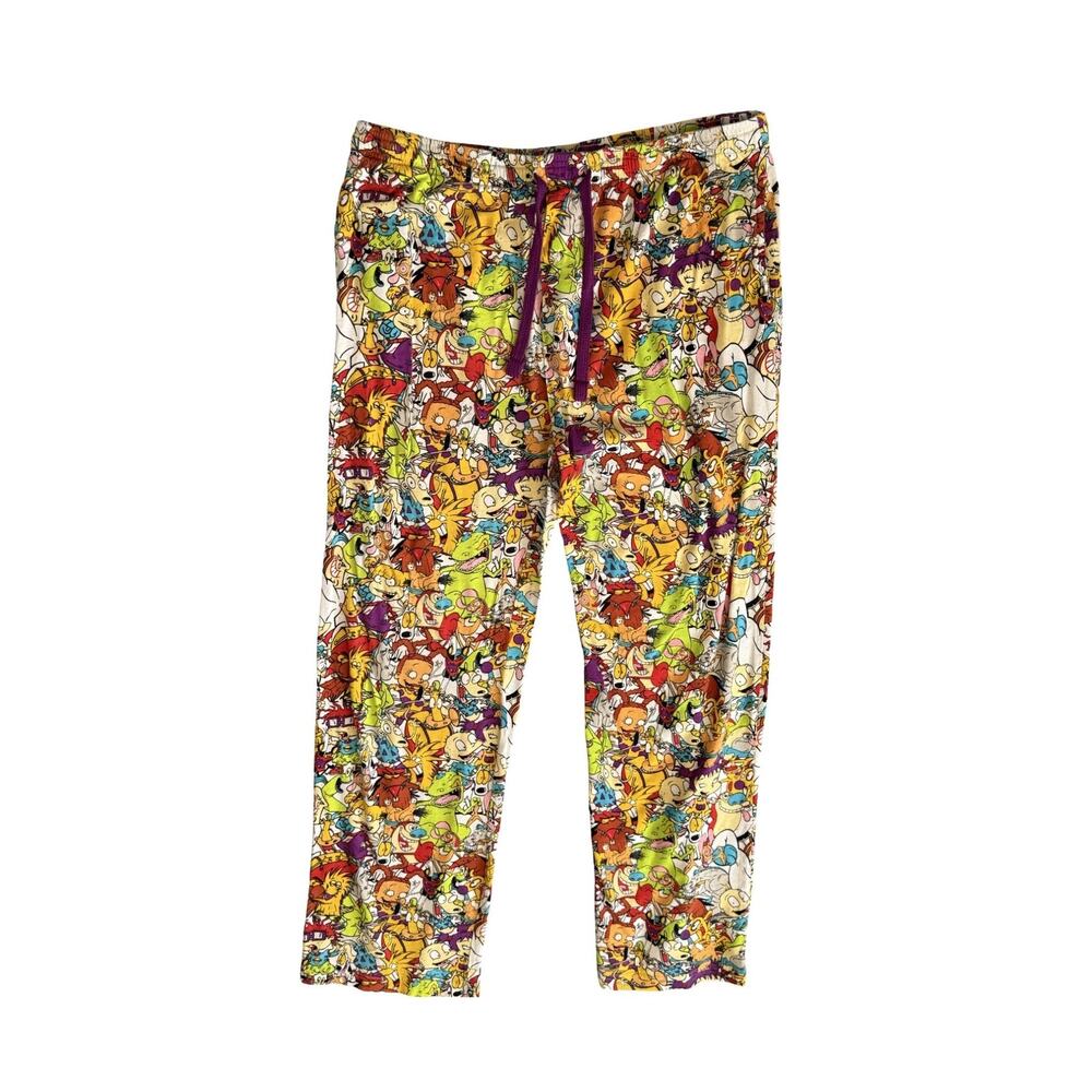 Rugrats Pants Size XXL Pull On Elastic Waist Pockets Comfort Nickelodeon Casual
